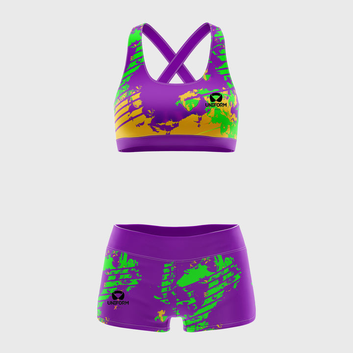 "Diverse Sizes of Trendy Sports Bra Sets for Women | USA & UK"