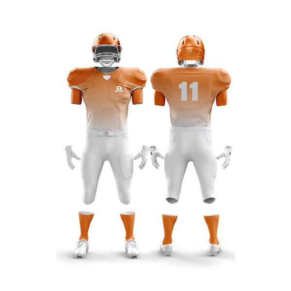 Uniform Xpert American Football Uniform: Top-tier football gear crafted for superior performance and durability. This high-quality uniform includes breathable, moisture-wicking fabric, reinforced seams, and a modern, professional design. Ideal for football players in the USA, UK, Canada, and globally, offering unmatched comfort and style for competitive games and rigorous training sessions.