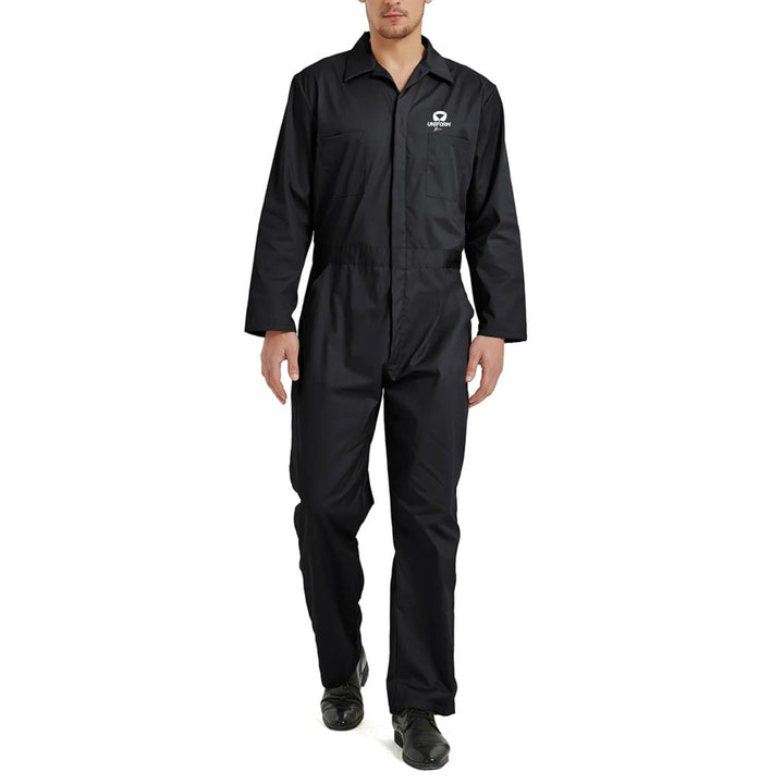 High-Quality Industrial Coverall Uniform, Men's Industrial Coverall Uniform, Premium Coverall Uniform for Industrial, Durable and Safe Workwear, Heavy-Duty and Comfortable, Protective Coverall Uniform for Work