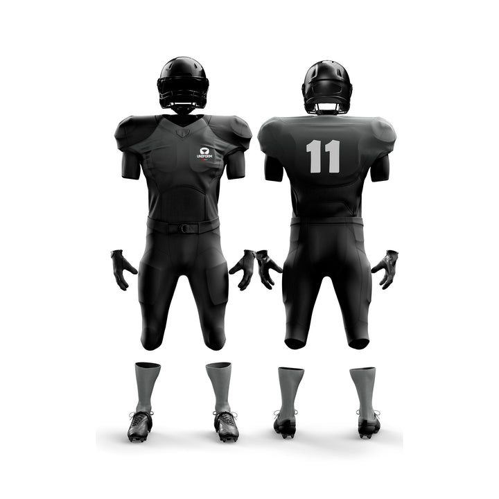 Uniform Xpert American Football Uniform: Premium quality football gear designed for peak performance and durability on the gridiron. This elite football uniform features advanced moisture-wicking technology, reinforced stitching, and a sleek, professional design. Perfect for athletes in the USA, UK, Canada, and beyond, ensuring ultimate comfort and style during intense football games and practice sessions.