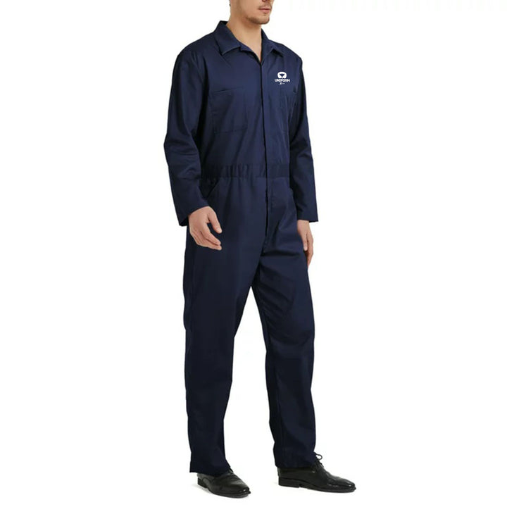 High-Quality Industrial Coverall Uniform, Men's Industrial Coverall Uniform, Premium Coverall Uniform for Industrial, Durable and Safe Workwear, Heavy-Duty and Comfortable, Protective Coverall Uniform for Work