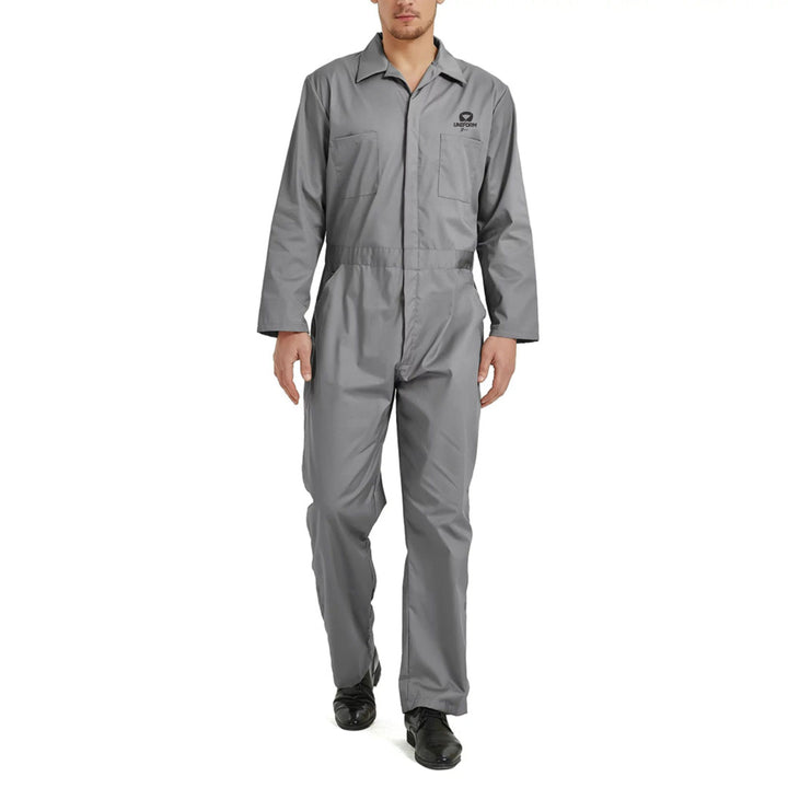 High-Quality Industrial Coverall Uniform, Men's Industrial Coverall Uniform, Premium Coverall Uniform for Industrial, Durable and Safe Workwear, Heavy-Duty and Comfortable, Protective Coverall Uniform for Work
