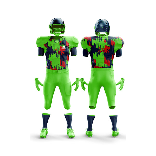 Uniform Xpert American Football Uniform: Designed for elite athletes with the durability and comfort needed to excel in intense games and practices. Ideal for football players in the USA, UK, Canada, featuring advanced moisture-wicking technology, reinforced seams, and a sleek, professional design. Perfect for achieving peak performance during competitive seasons, comparable to the intensity of the cricket world cup.