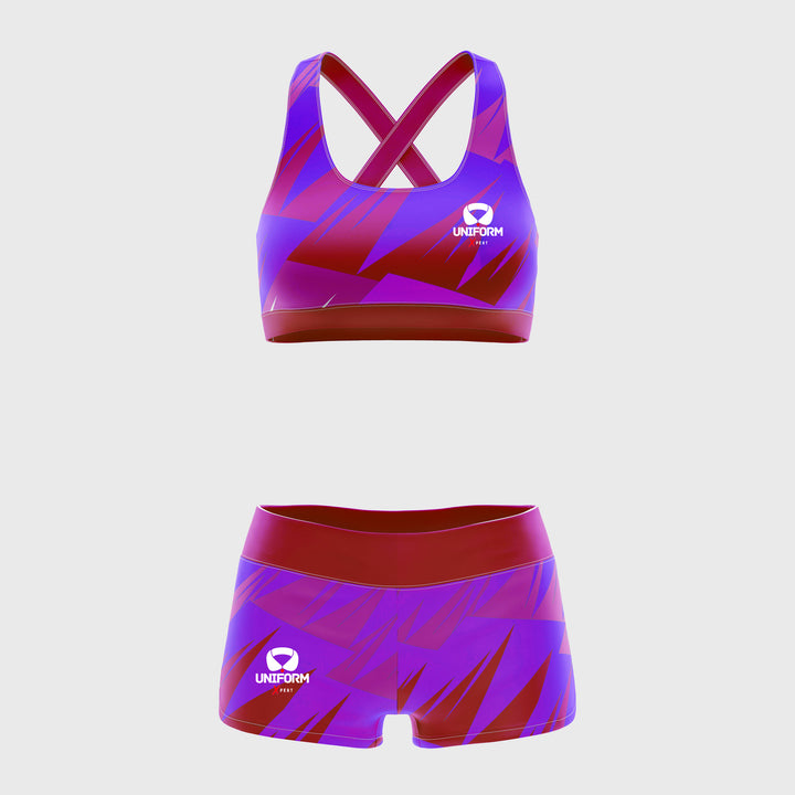 "Stylish Blue Sports Bra Set for Women | USA & UK"