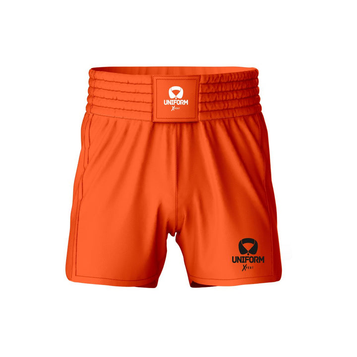 Orange MMA Shorts: Energize your training sessions with our bold orange MMA shorts. Crafted for durability and flexibility, these shorts provide exceptional comfort and freedom of movement during intense workouts. Stand out in the gym with our premium orange design. Keywords: orange MMA shorts, mixed martial arts shorts, training gear, athletic shorts
