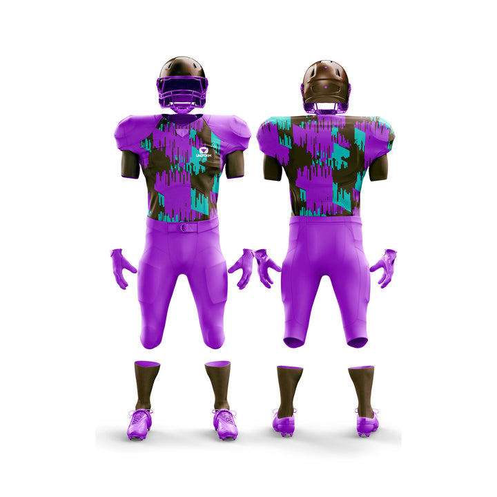 Uniform Xpert American Football Uniform: Designed for elite athletes with the durability and comfort needed to excel in intense games and practices. Ideal for football players in the USA, UK, Canada, featuring advanced moisture-wicking technology, reinforced seams, and a sleek, professional design. Perfect for achieving peak performance during competitive seasons, comparable to the intensity of the cricket world cup.