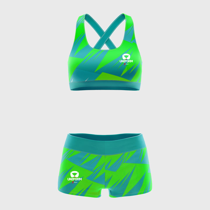"Stylish Blue Sports Bra Set for Women | USA & UK"