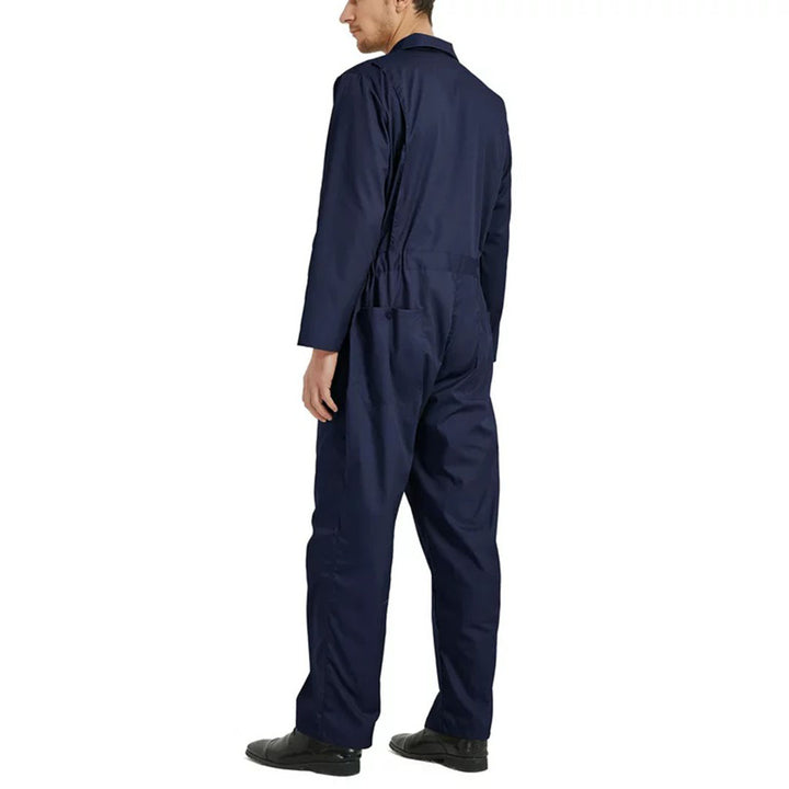 High-Quality Industrial Coverall Uniform, Men's Industrial Coverall Uniform, Premium Coverall Uniform for Industrial, Durable and Safe Workwear, Heavy-Duty and Comfortable, Protective Coverall Uniform for Work