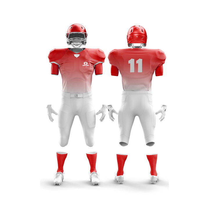 Uniform Xpert American Football Uniform: Top-tier football gear crafted for superior performance and durability. This high-quality uniform includes breathable, moisture-wicking fabric, reinforced seams, and a modern, professional design. Ideal for football players in the USA, UK, Canada, and globally, offering unmatched comfort and style for competitive games and rigorous training sessions.