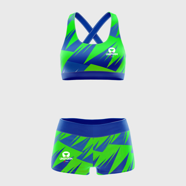 "Stylish Blue Sports Bra Set for Women | USA & UK"