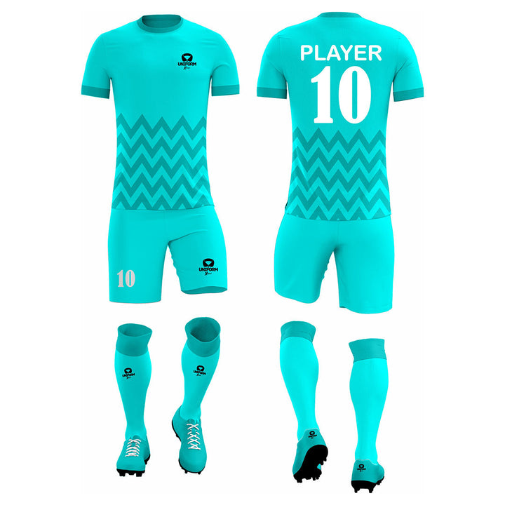 Custom Soccer Uniform – Breathable & Comfortable Fit

Pro Soccer Kit – Designed for Maximum Performance

Soccer Jerseys & Shorts – Moisture-Wicking Fabric

Durable Soccer Uniform – Best for Training & Matches

High-Quality Soccer Kits – Custom Logo & Team Colors

Soccer Team Jerseys – Lightweight & Stretchable Fabric
